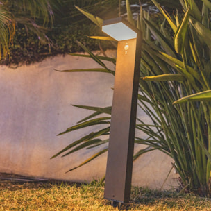 Potelet solaire CENOVA TALL Gris H50cm 600LM