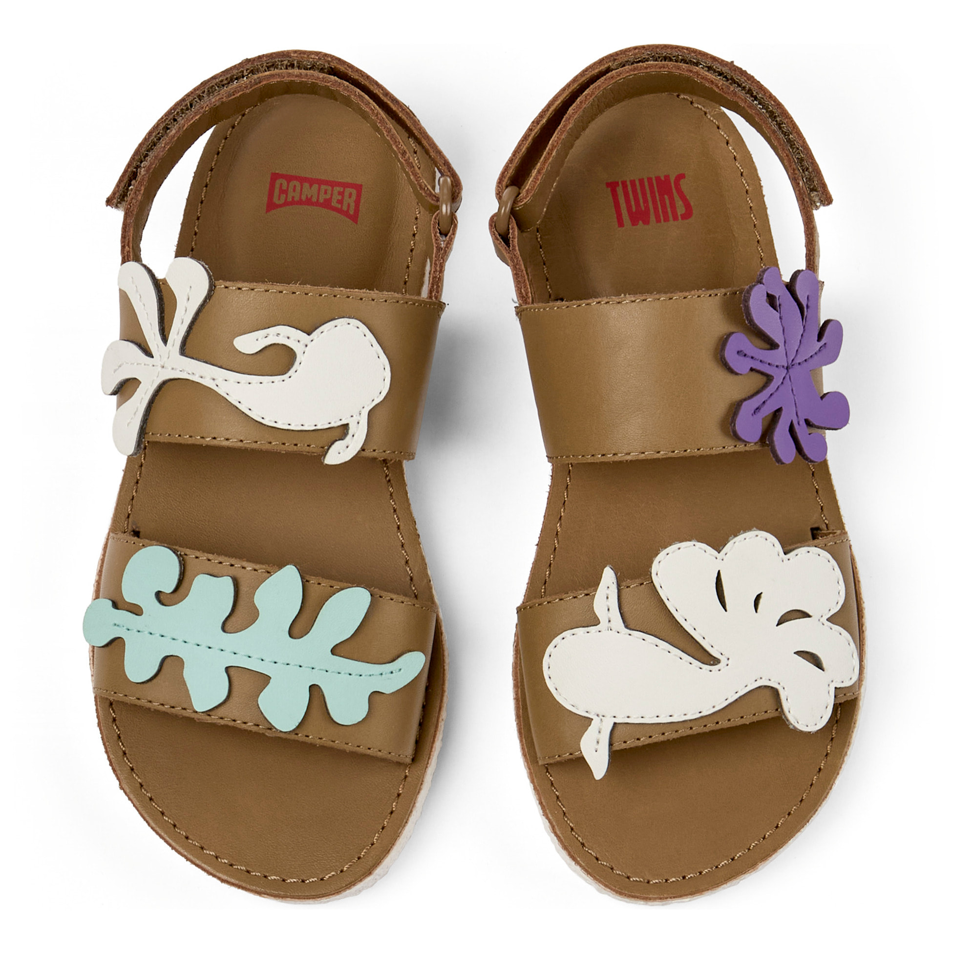 Sandalias - CAMPER Miko - Marron - Cuero liso