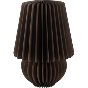 J-Line photophore Cindy Craquele - verre - argent - medium