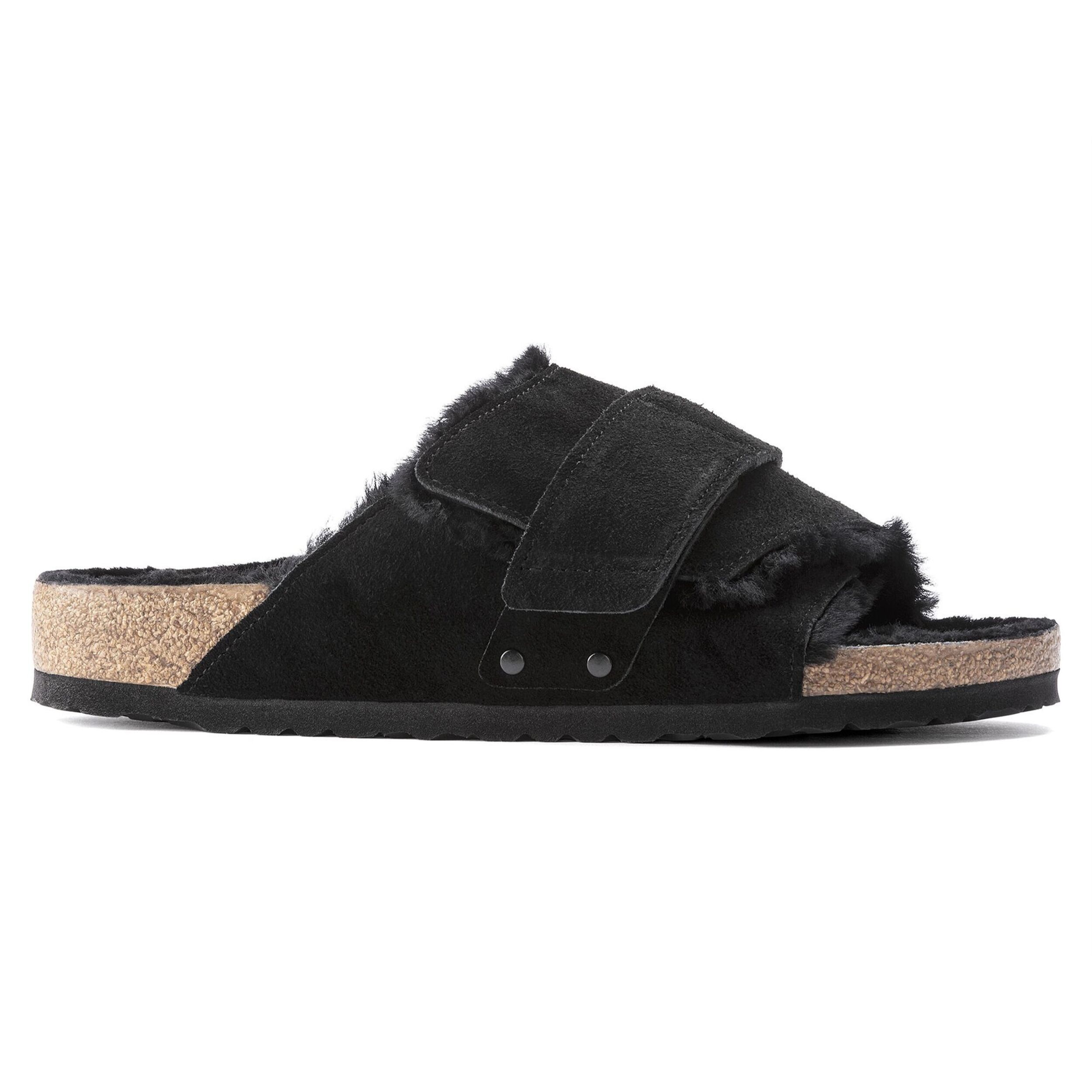 Sandali Birkenstock Kyoto Shearling Nero