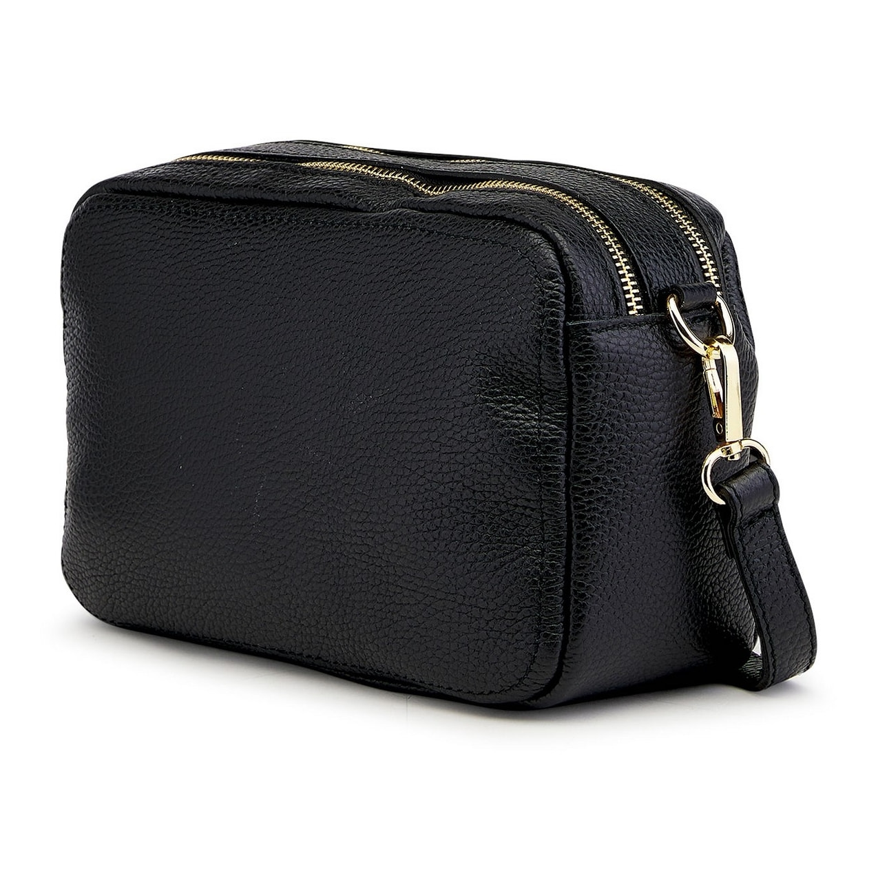 Borse Donna colore Nero-in pelle Made in Italy 28x24x18cm