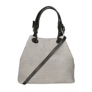 Borsa Shopper da donna - Modello Araminta - Vera Pelle - 32.0 x 29.0 x 17.0 cm