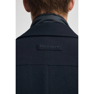 Giubbotto Jefrey blu marino con logo Polo Club