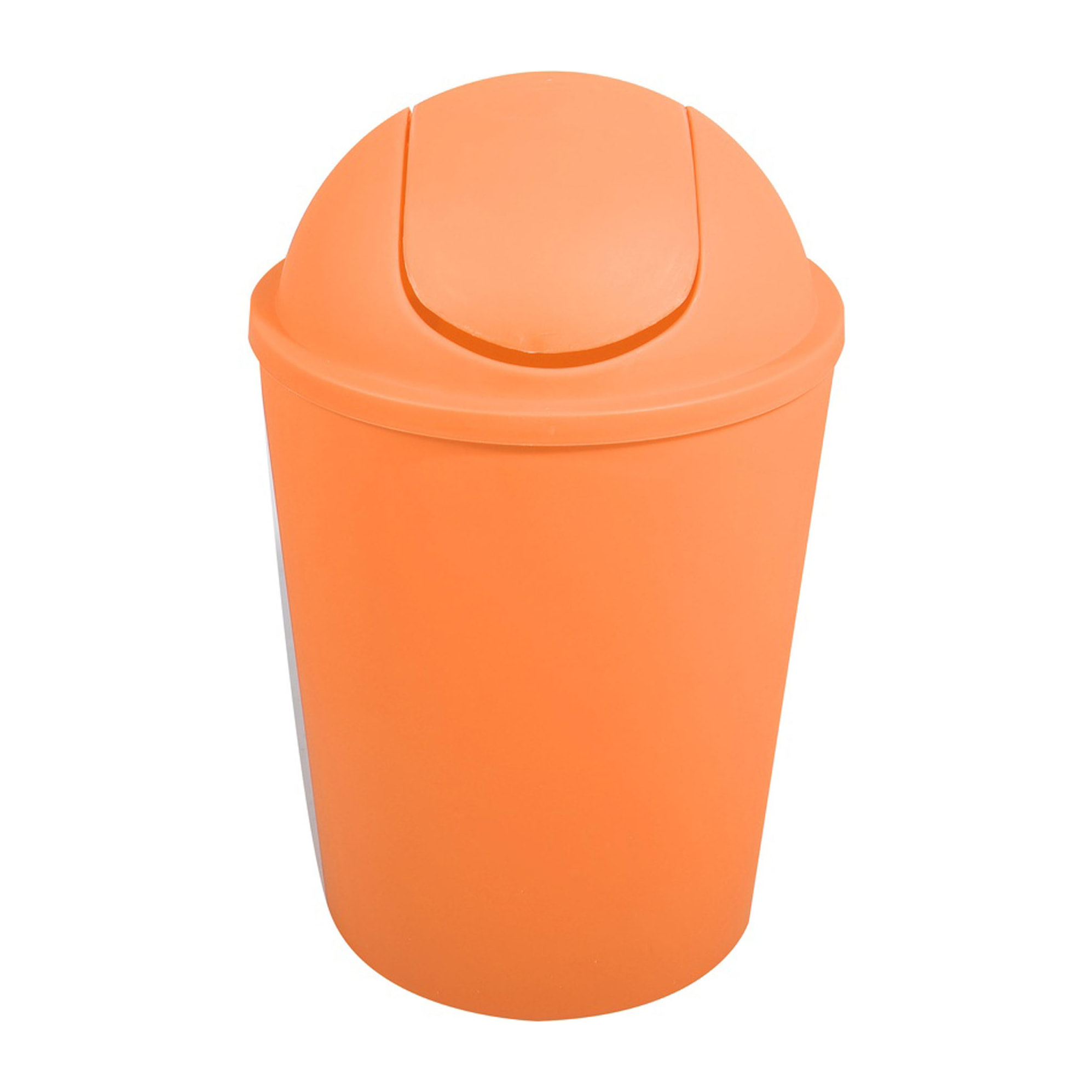 Cubo de basura  "AKO" 5,5L con tapa abatible Naranja