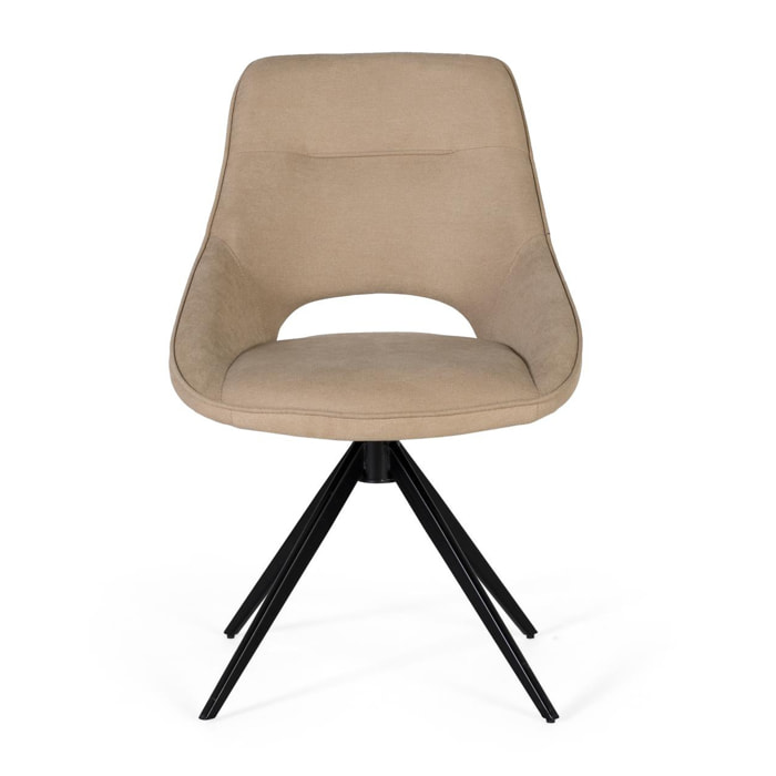 Silla de Tela 57 Cm Estilo Contemporáneo