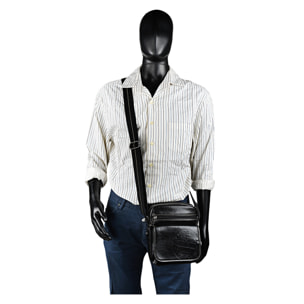 Bandolera Hombre Pu/Piel Lois Desert Negro