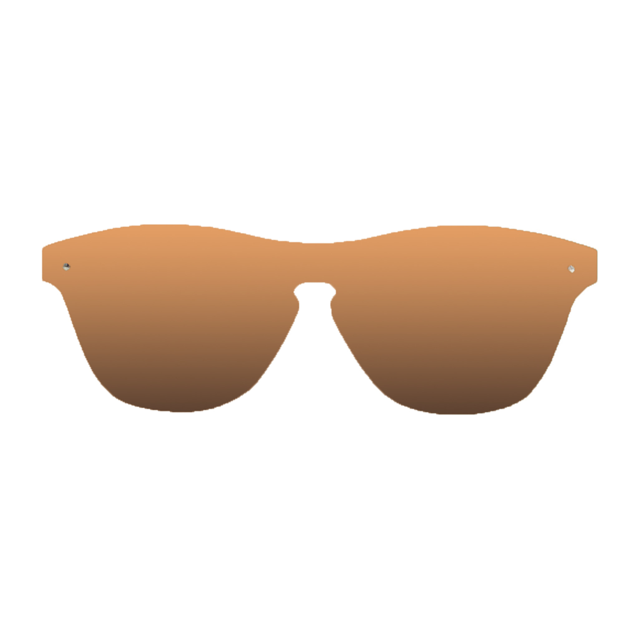 Gafas de sol OCEAN SOCOA - Carey mate / Plana marrón degradado