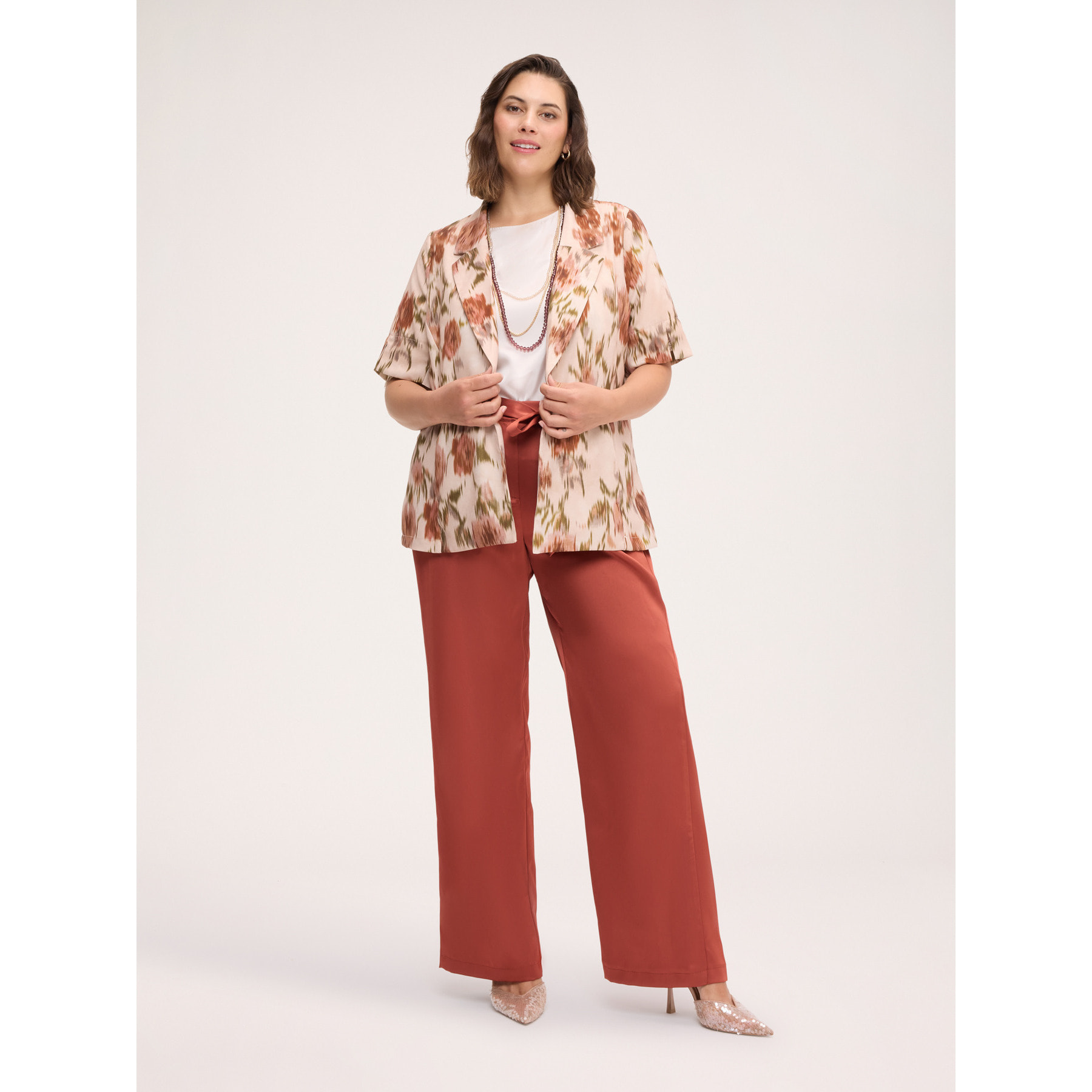 Fiorella Rubino - Giacca stampata - Beige