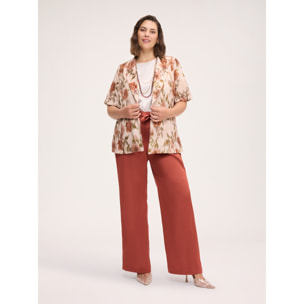 Fiorella Rubino - Giacca stampata - Beige