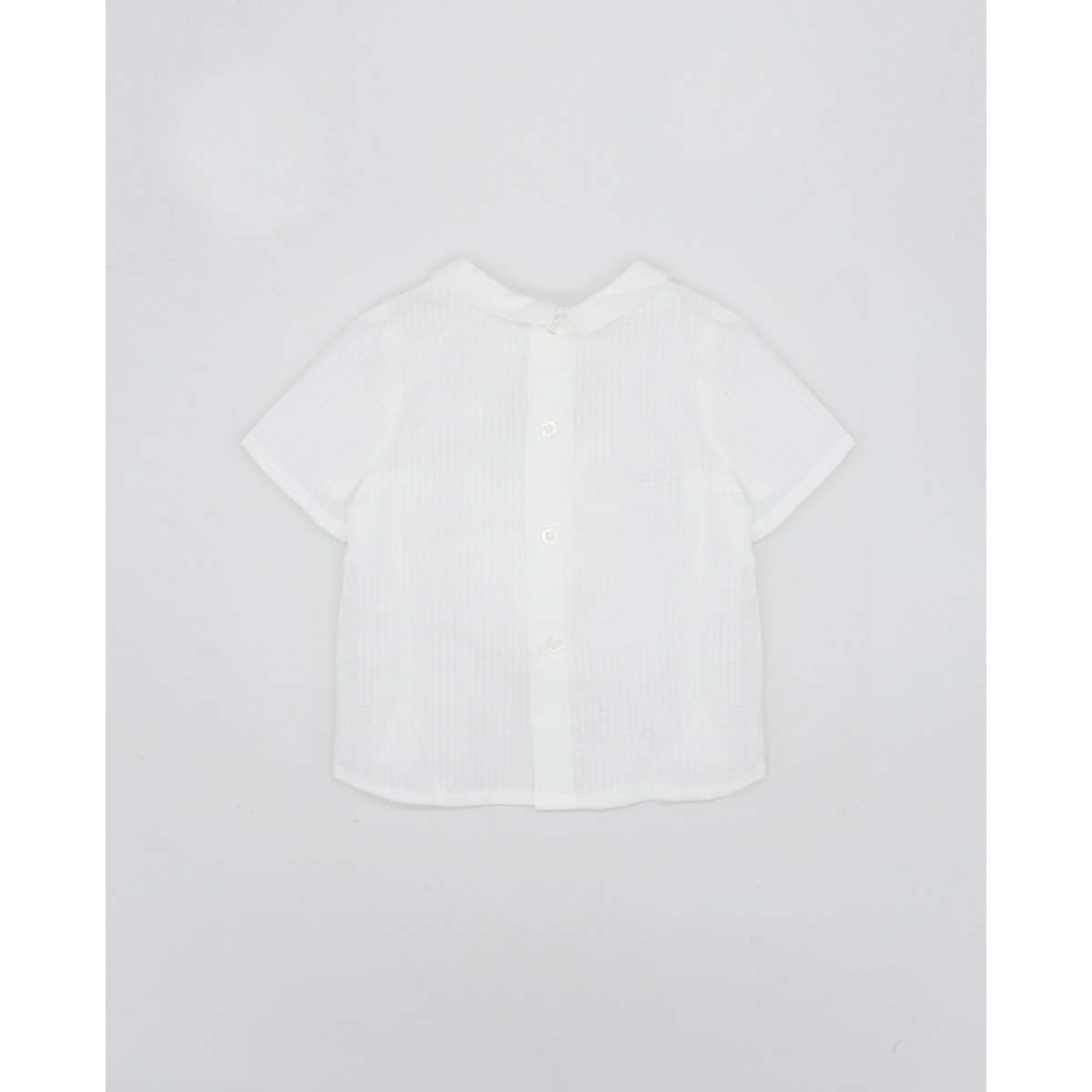 CAMISA SEERSUCKER BLANCO CUELLO FRANCÉS