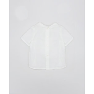 CAMISA SEERSUCKER BLANCO CUELLO FRANCÉS