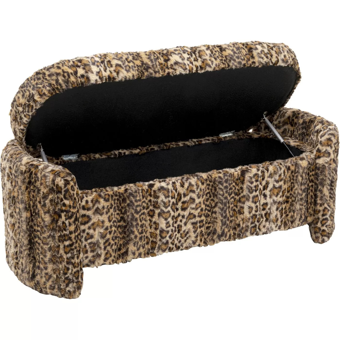 Banc-coffre 115cm léopard Kare Design