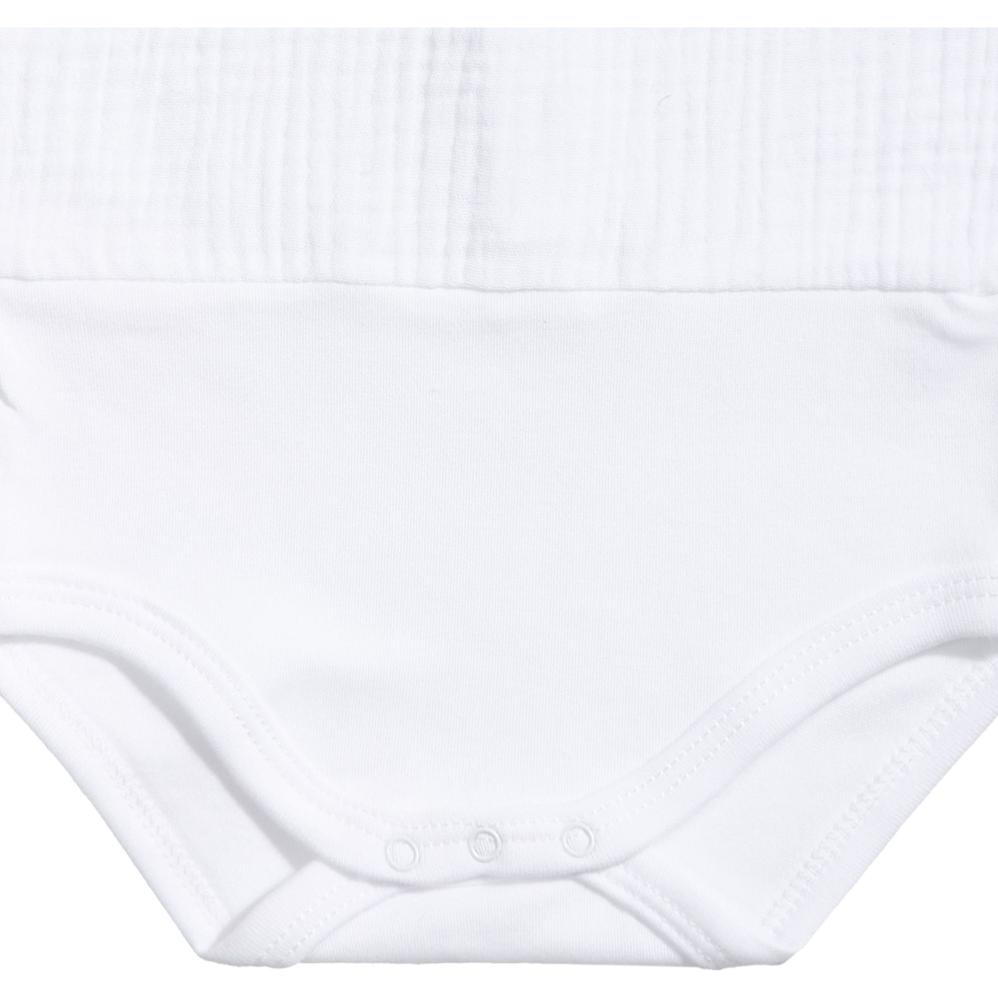 Body bebé sin mangas cuello bambula