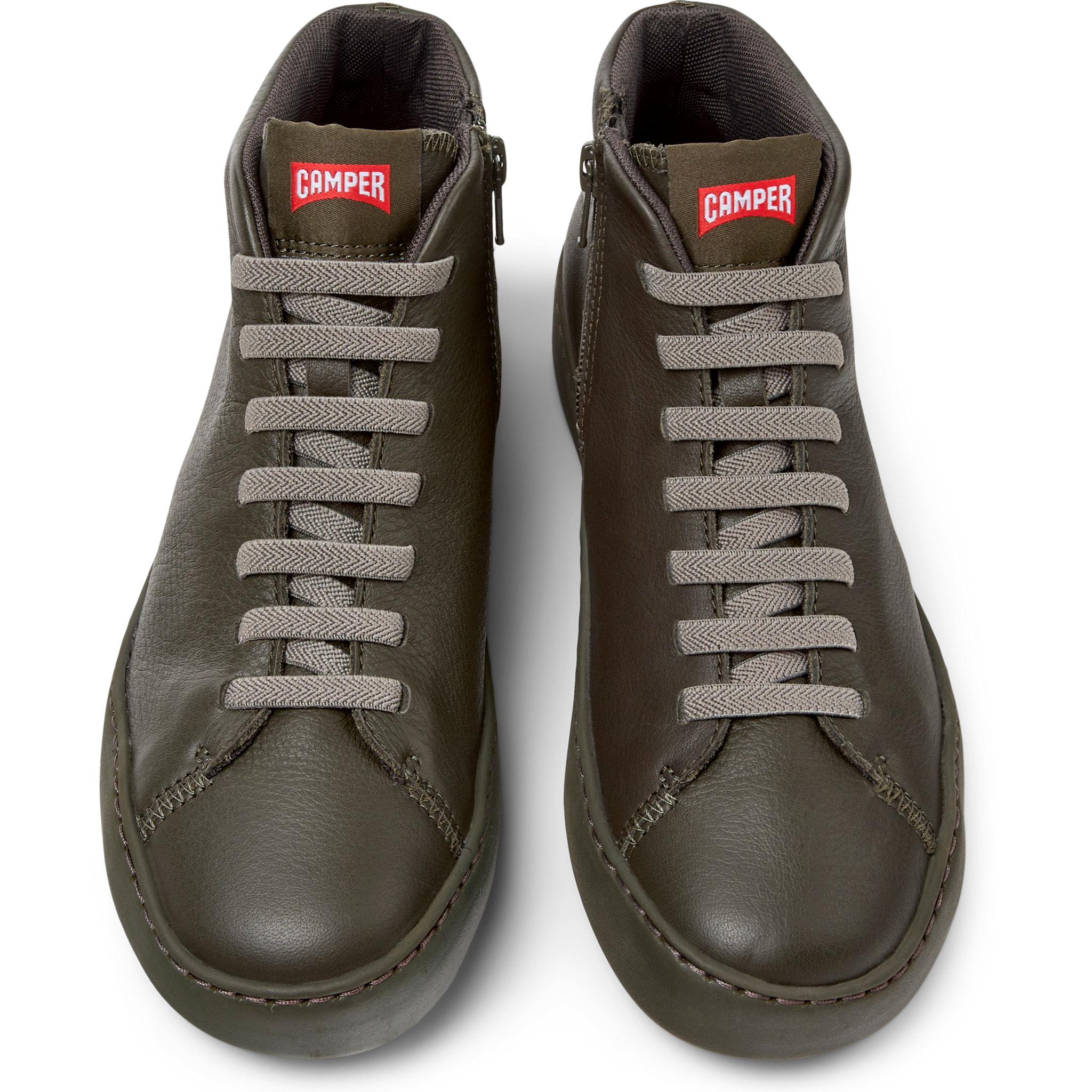 Zapatillas - CAMPER Peu Touring - Verde - Cuero liso