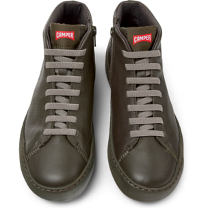 Zapatillas - CAMPER Peu Touring - Verde - Cuero liso