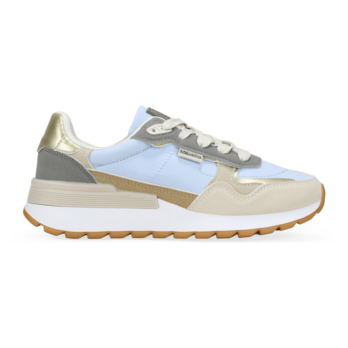 Zapatillas deportivas azules con cordones