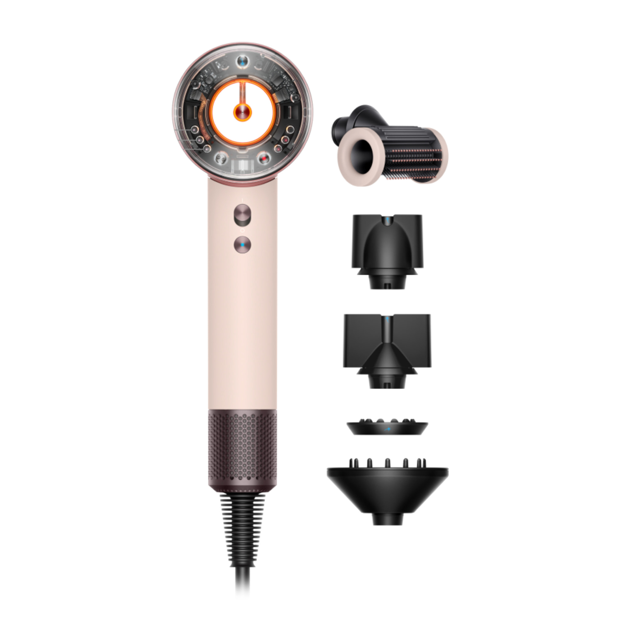 Sèche-cheveux Dyson Supersonic Nural™ Rose Céramique - Cheveux Raides à Ondulés