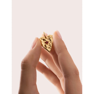 Charm Raw Heart Placcato Oro