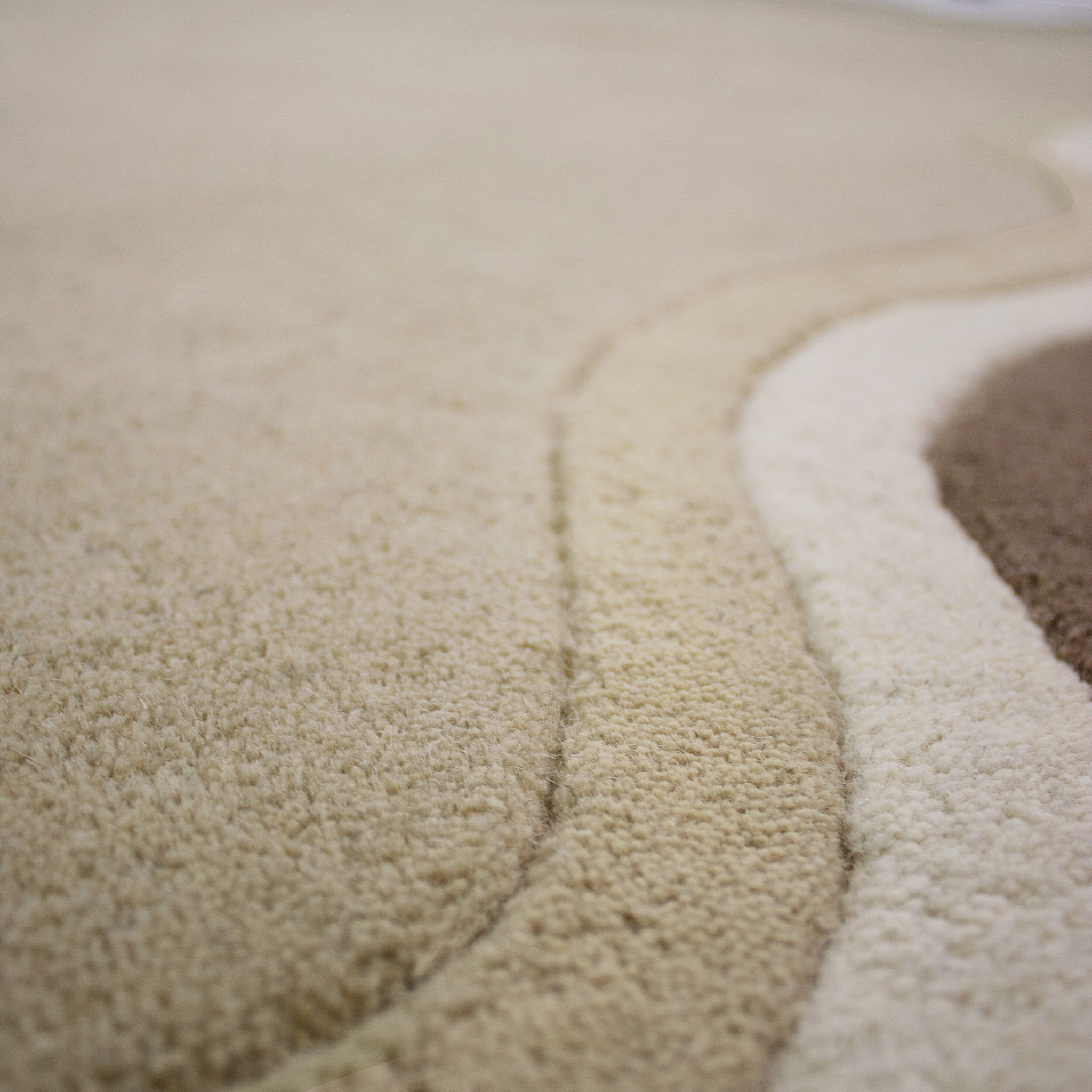 Tapis en laine LEO SCALLOP