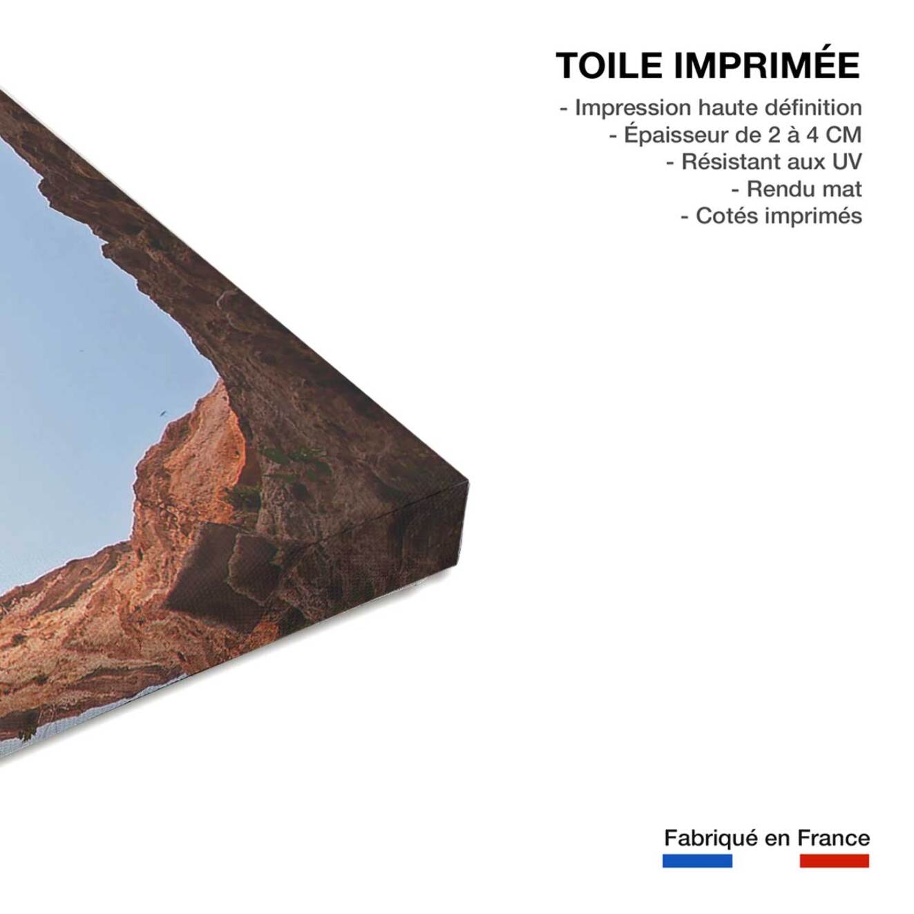 Tableau Tableau photo escalade Toile imprimée