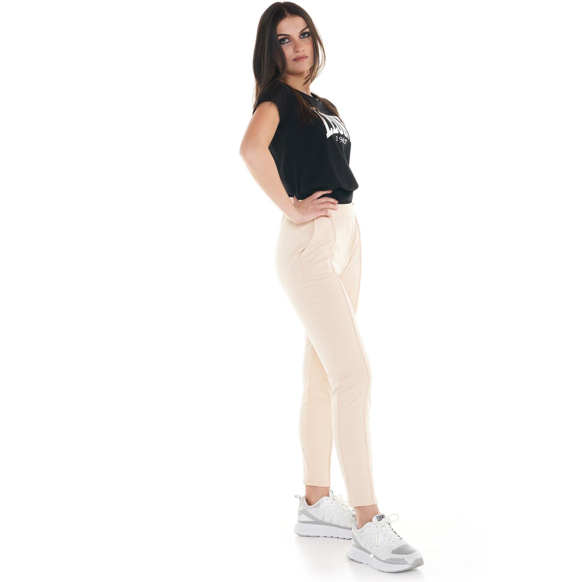 Joggers da donna con costina Basic