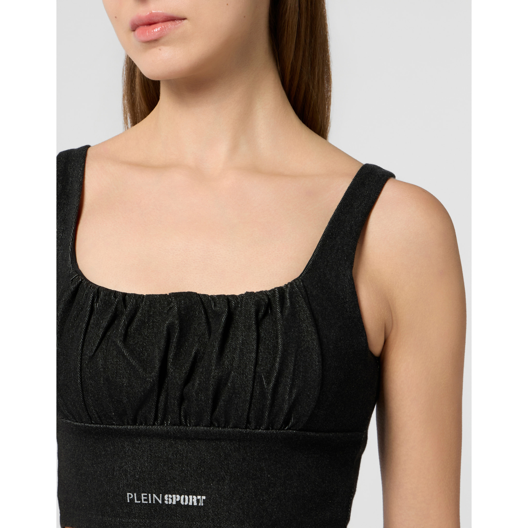 PLEIN SPORT Top Denim Touch PS