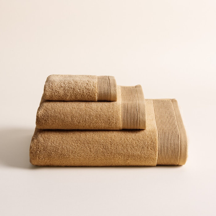 Set 3 Toallas Harmony Mustard - Zero Twist - 600 Gramos