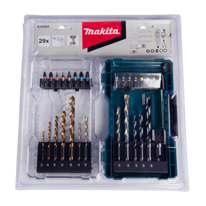 Coffret perçage vissage 29 pièces - MAKITA - E-07054
