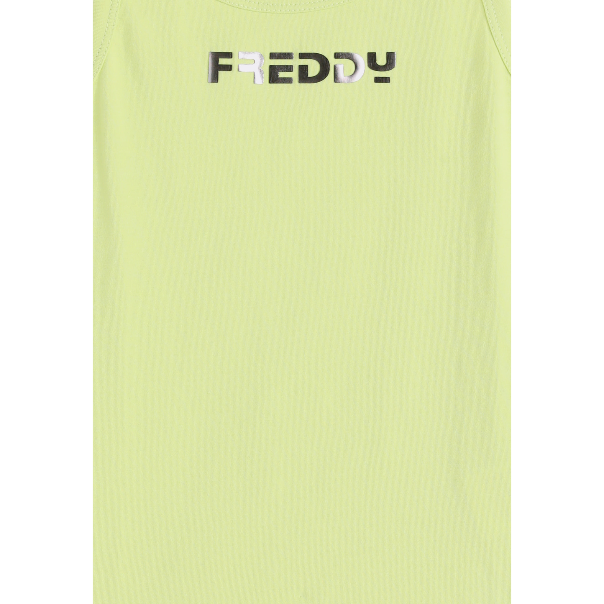 Canotta Bambina Regular Fit con Logo FREDDY Argento