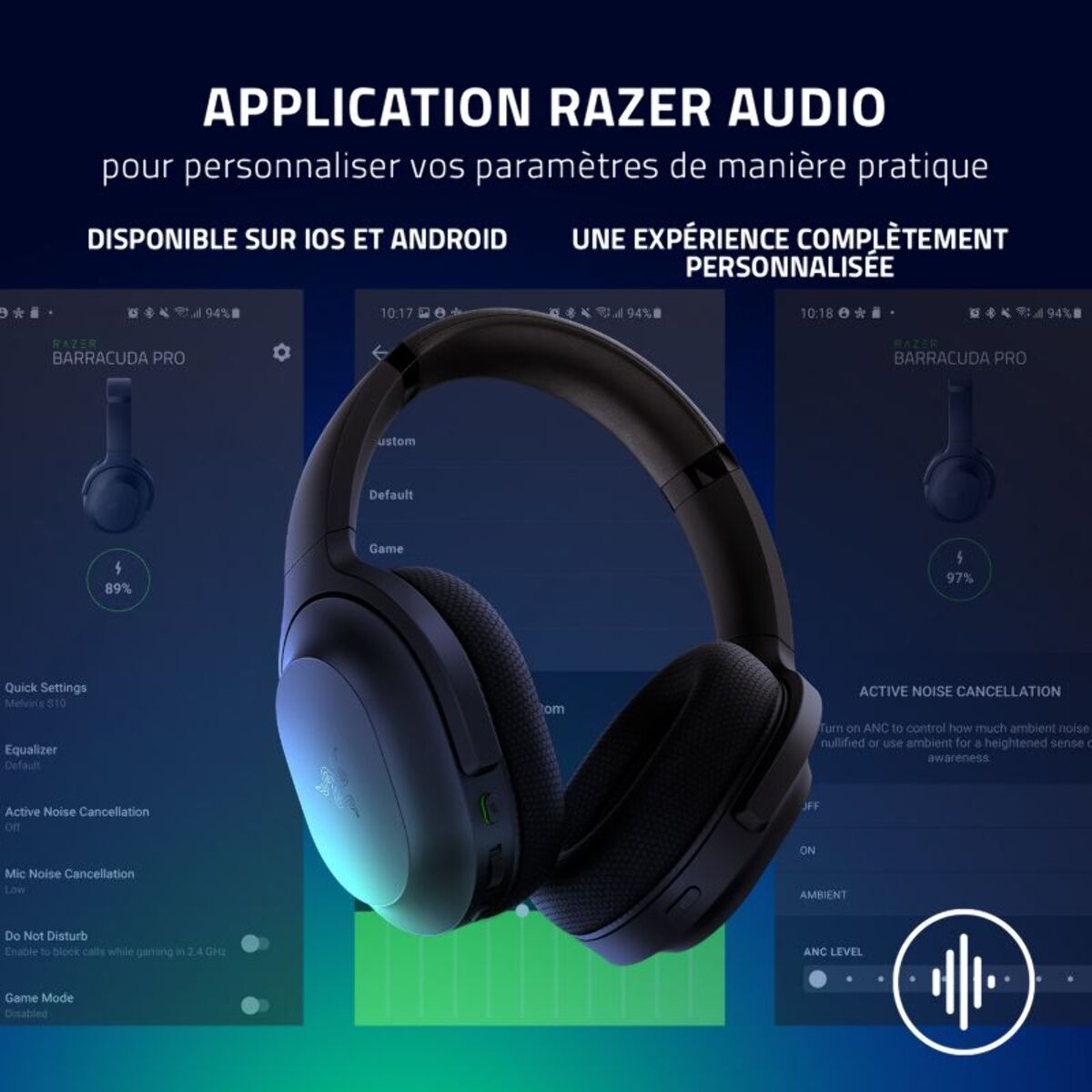Casque gamer RAZER Barracuda
