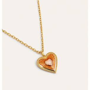 Collar My Heart Baño Oro