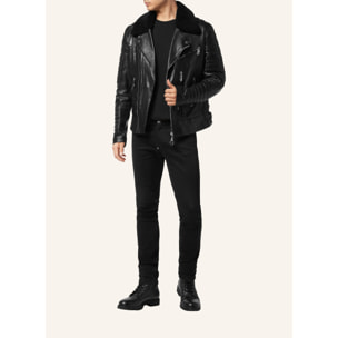 PHILIPP PLEIN Leather Biker