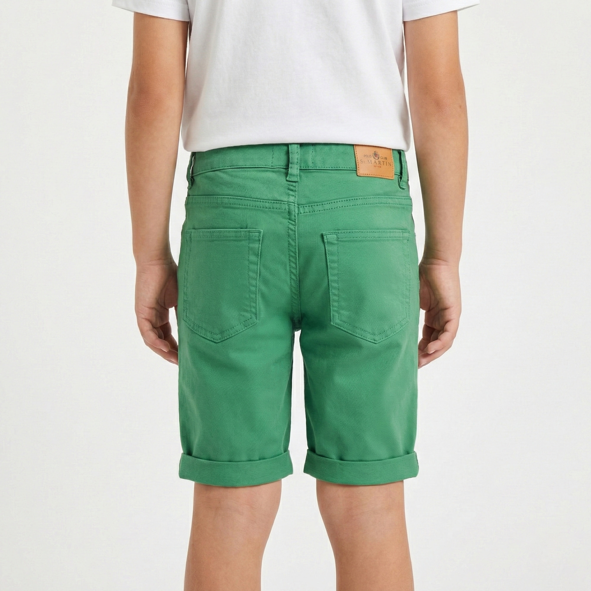 Bermuda twill 5T Polo Club St Martin Verde