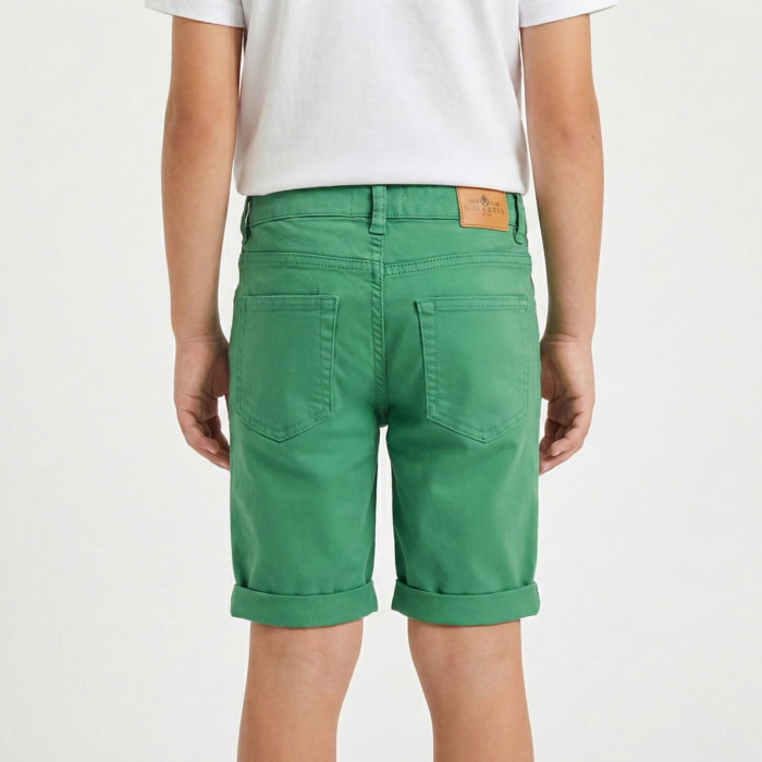 Bermuda twill 5T Polo Club St Martin Verde