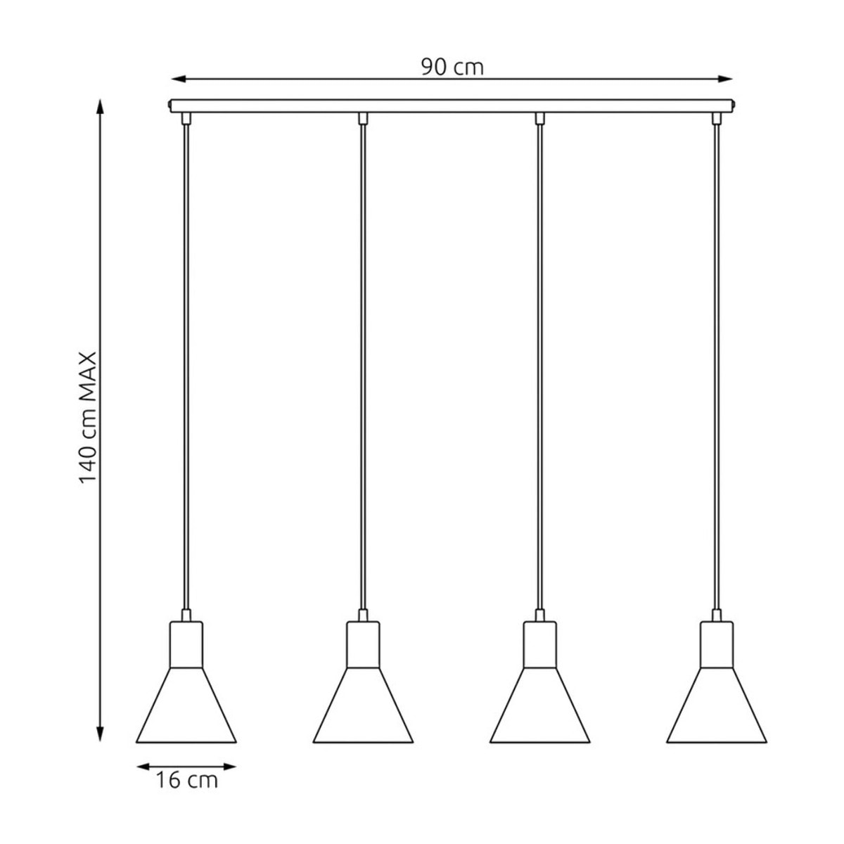 Lampada a sospensione Rosa in acciaio nero opaco e oro