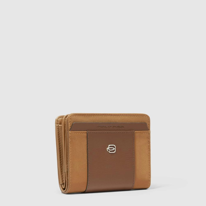 Piquadro Portafogli da mini con portamonete, porta carte di credito e protezione RFID