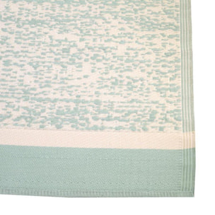 Tappeto Vacchetti in poliestere spigato verde cm60x180x0.6