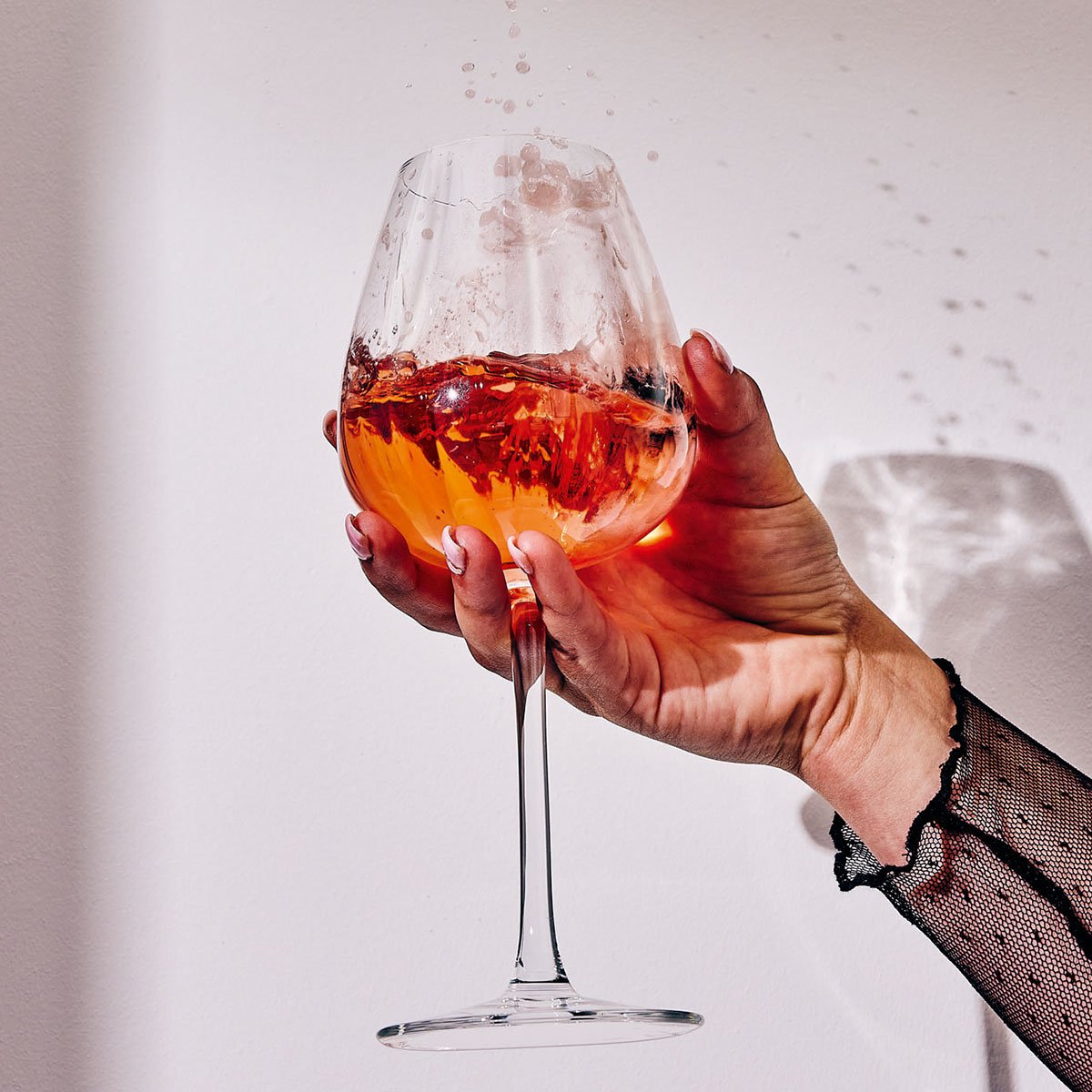 4 verres à pied 47 cl