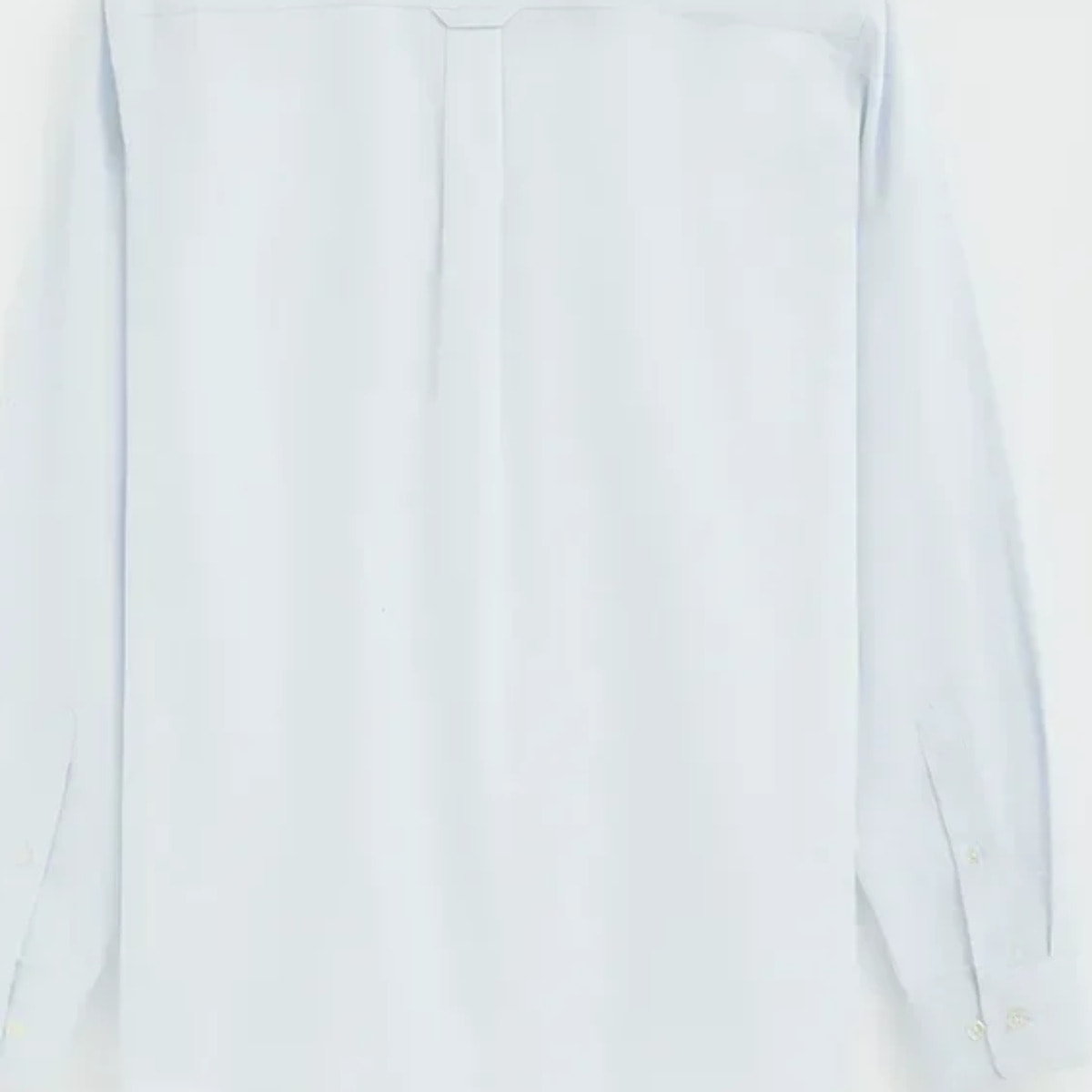 Camisa oxford azul claro de corte regular y logo Rigby Go
