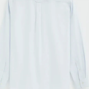 Camisa oxford azul claro de corte regular y logo Rigby Go