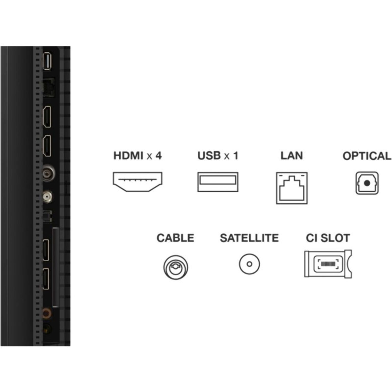 TV Mini Led TCL 50C69K 2025-50 pouces (126cm)