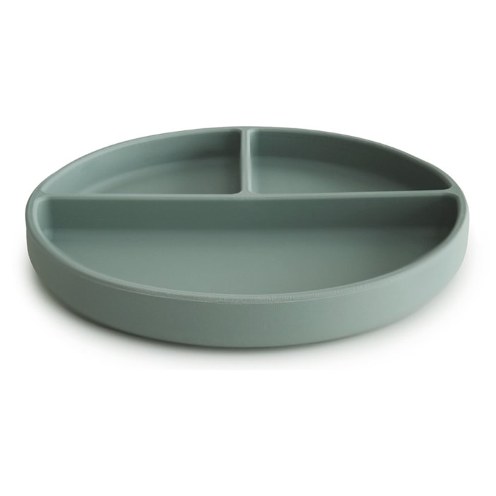 Mushie Plato Ventosa-Compartimentos Solid