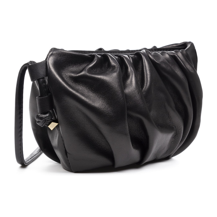 Agna Borsa a Tracolla Donna. Vera Pelle di Capra.