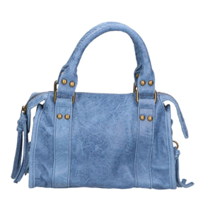 Borsa a spalla da donna - Modello Erisia - Vera pelle - 25.0 x 15.0 x 10.0 cm