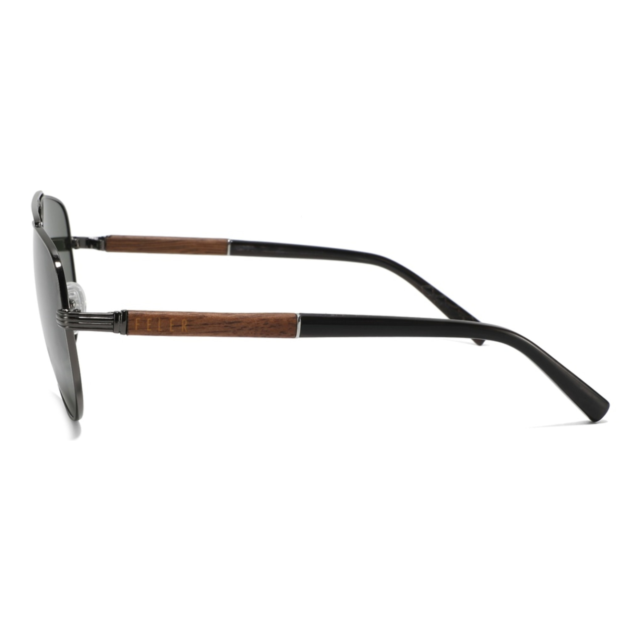 Gafas de Sol Feler 1712-3 Polarizadas de Madera Unisex 58 mm