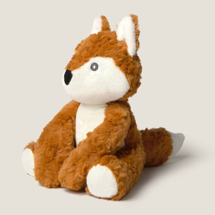Peluche zorrito Leilo color teja Poliéster