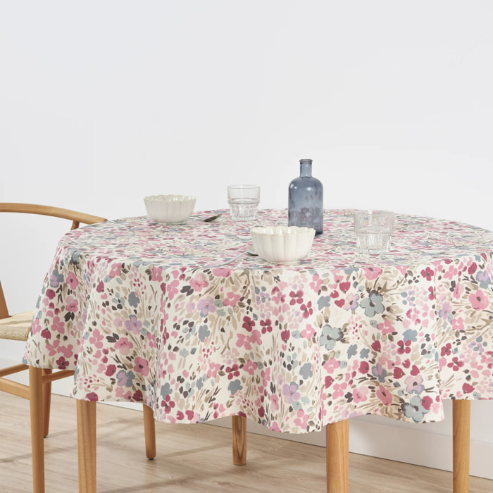 Nappe ronde en résine anti-taches 0120-52