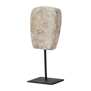 Figura Decorativa Piedra 8x7x23 Cm