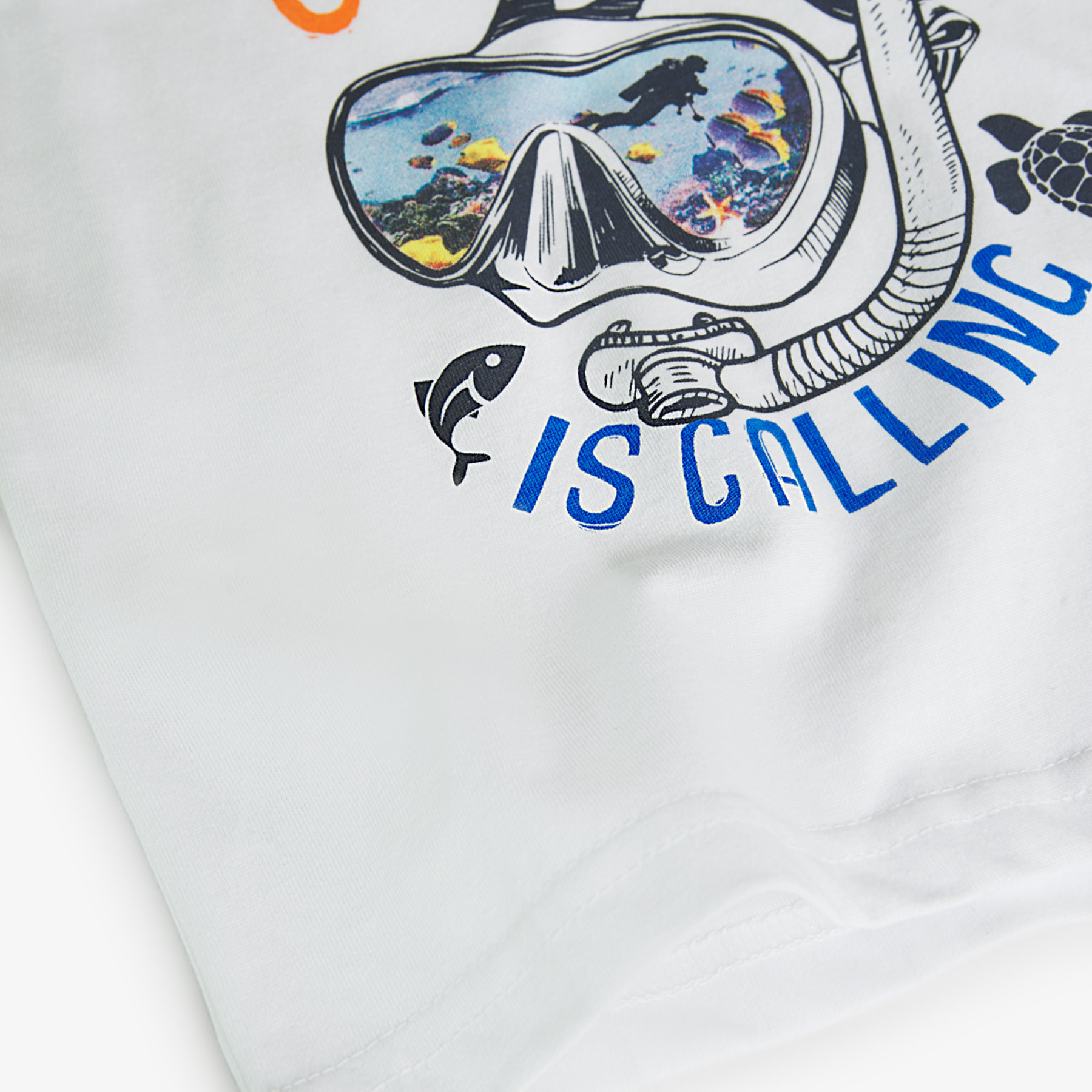 Camiseta niño, algodón estampada, tirantes, blanco, 838076