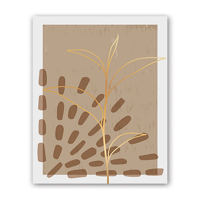 Tableau lisandre feuilles 40x50cm